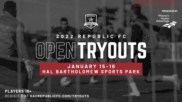 Go for Goal: Republic FC to Host Open Tryouts Ahead of 2022 Season -  Sacramento Republic FC